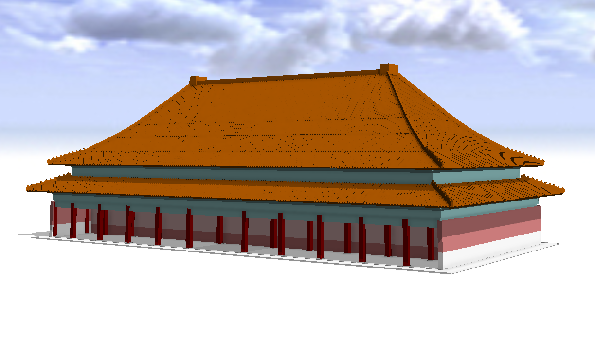 太和殿建筑单体及其历史-CityEngine城市引擎